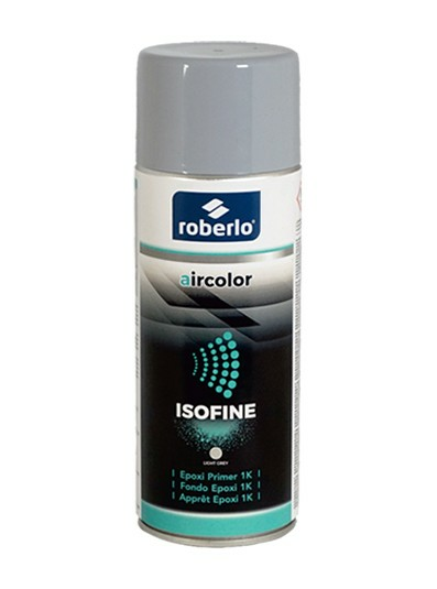 ROBERLO EPOKSIPOHJAMAALI ISOFINE SPRAY ,VAALEAN HARMAA